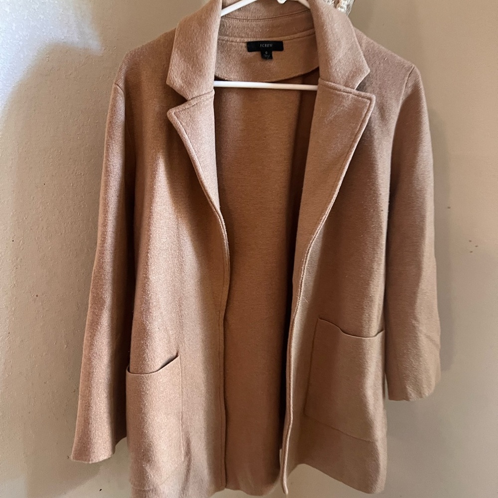 J. Crew Tan Blazer Jacket